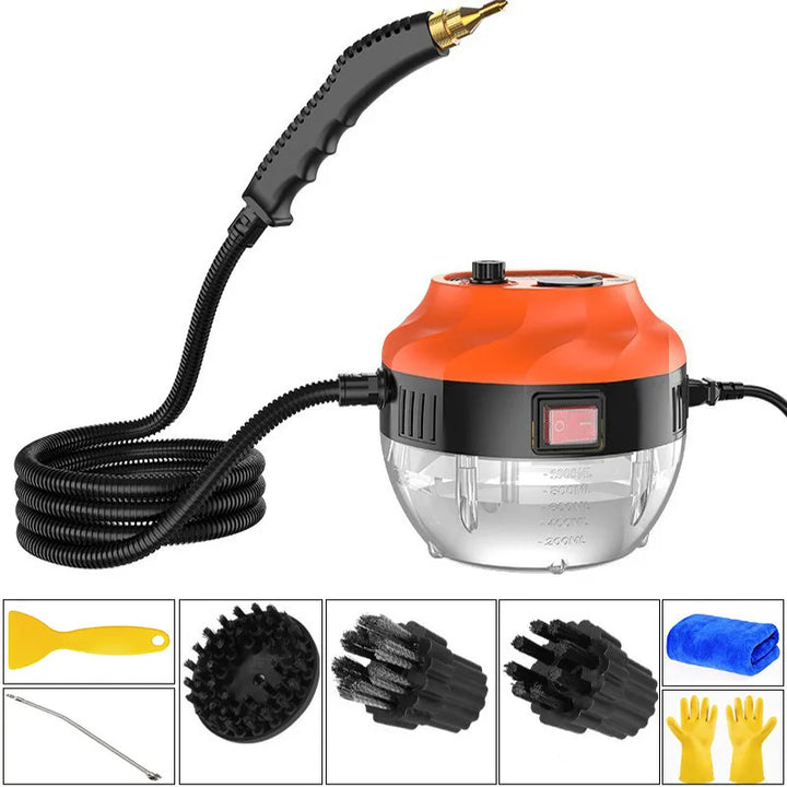2800W HIGH-PRESSURE STEAM CLEANER - APPLIANCE FOR KITCHEN AND CAR