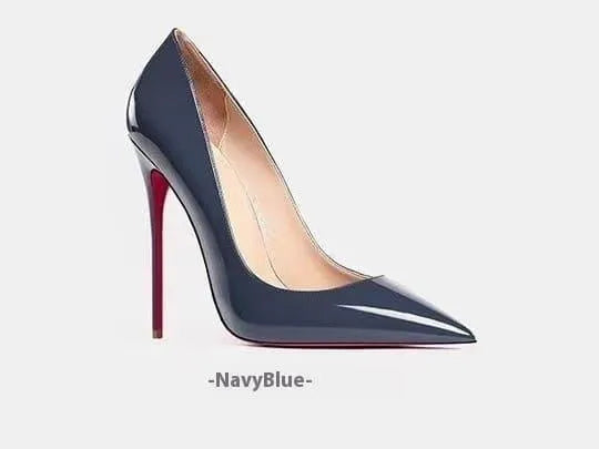 Women's Stiletto Heels – Pointed Toe & Patent Leather, Various Colors