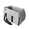 Non-Slip Detachable Contrast Colour Cat & Dog Car Seat Bed