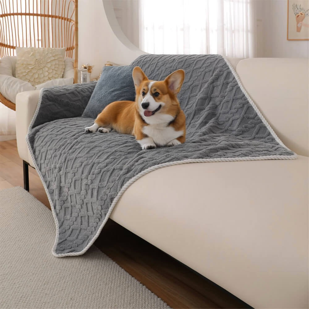 Waterproof Soft Fleece Dog Blanket