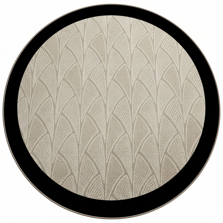 Easy Clean Artisan Blossom Round Rug