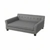 Luxury Leather Elevated Dog Sofa