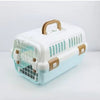 Lockable / Breathable Cat Carrier with Feeding Bowl & Base Pad