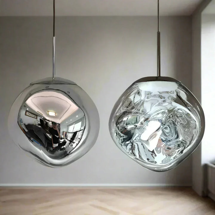Fjordline Nordic Pendant Lamp with Clear Glass for Kitchens and Living Rooms