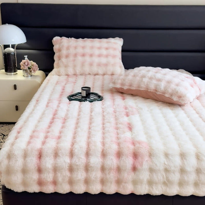 Super Soft Plush Mattress Protector Fitted Sheet