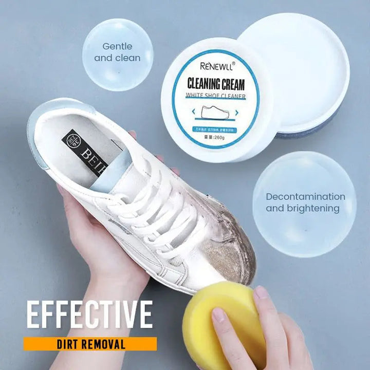 All‑Purpose White Shoes Cleaner Cream – 100 g Water‑Free Shoe Care