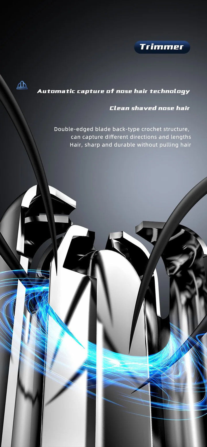 Painless Nose & Ear Hair Trimmer – Precise Grooming with Maximum Comfort