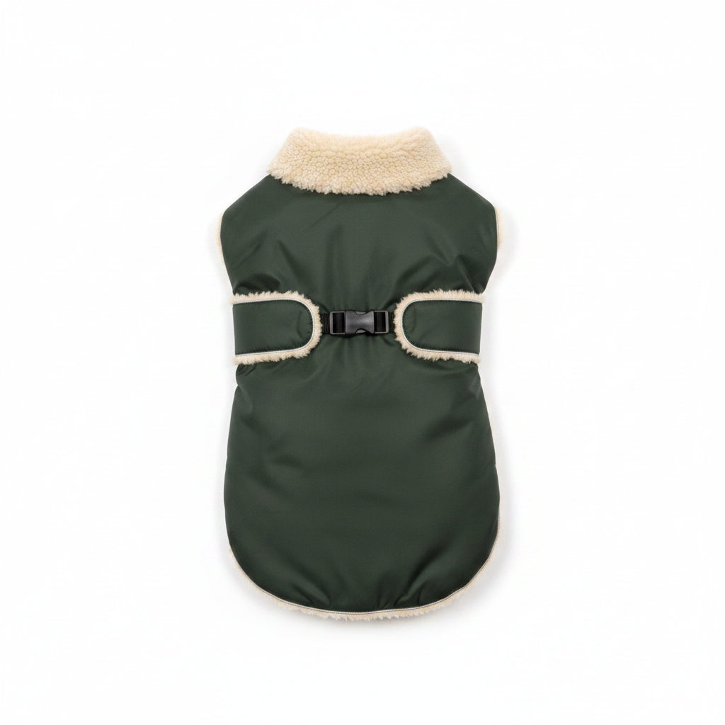 SwiftWarm Fleece Dog Jacket – Tailored Comfort for Whippets & Greyhounds