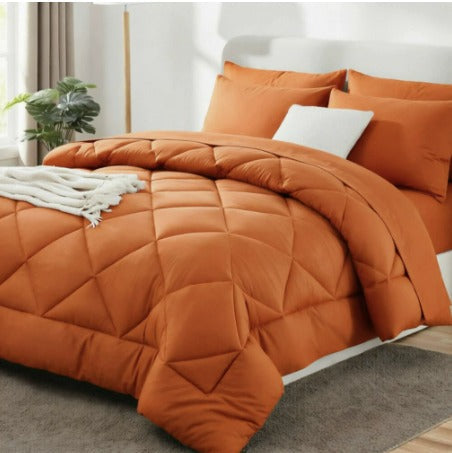 2-in-1 Quilted Duvet – No Duvet Cover Needed