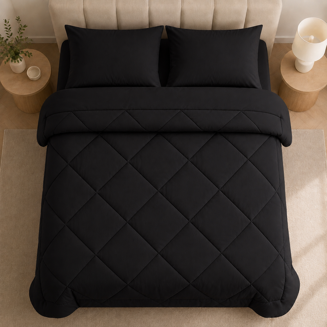2-in-1 Quilted Duvet – No Duvet Cover Needed