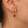 Stylish Garnet Birthstone Jewelry Set - Liora