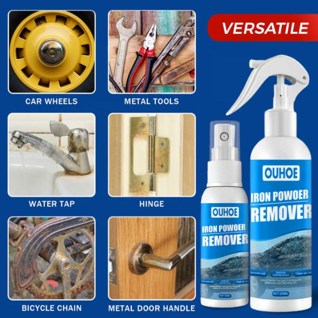 Effektiver Rostentferner: Entfernt hartnäckigen Rost von Metall & Chrom, verleiht Glanz, ideal für Heim & Garten, 100 ml.