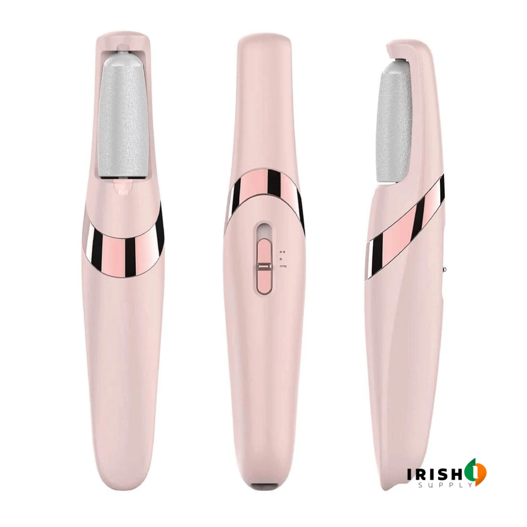 Electric Foot Callus Remover with Interchangeable Rollers and USB Rechargeable