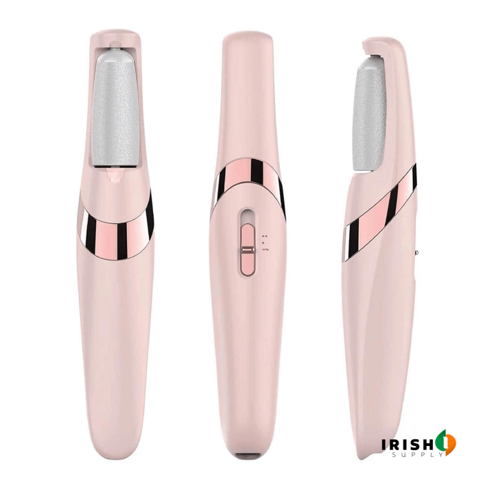 Electric Foot Callus Remover with Interchangeable Rollers and USB Rechargeable