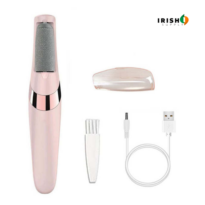 Electric Foot Callus Remover with Interchangeable Rollers and USB Rechargeable