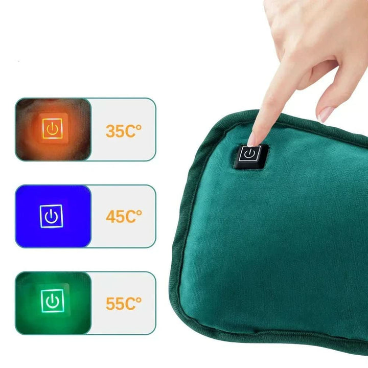 Electric Heating Pad with USB Power Plush Fabric and Adjustable Heat Settings for Back Pain Relief