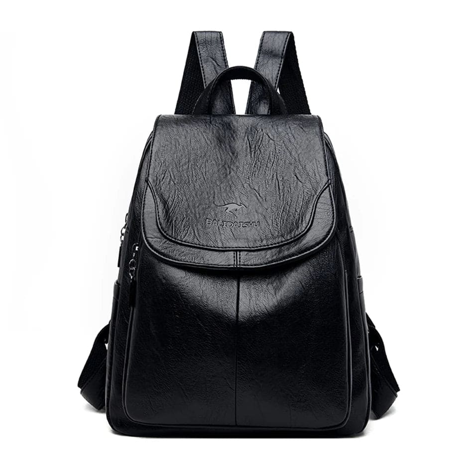 Leather Backpack for Women - Vegan Leather - Practical & Stylish