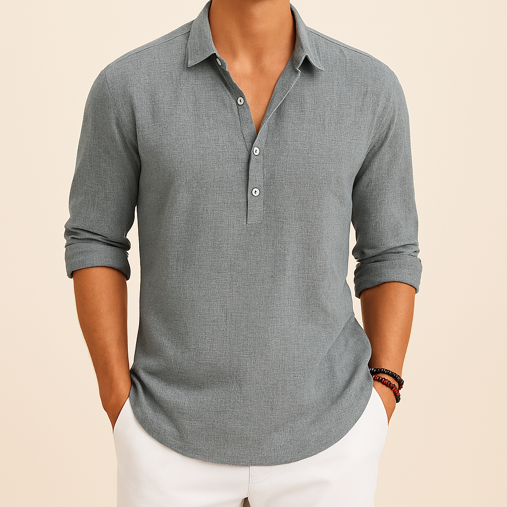 Men’s Loose LongSleeve Casual Shirt