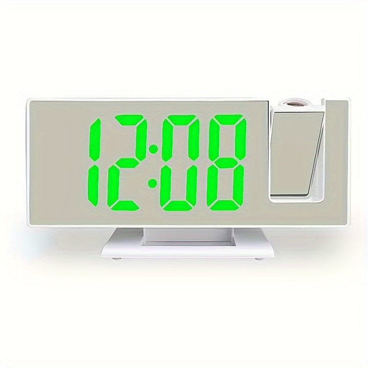 Digital Projection Alarm Clock – Large LED Display and Multifunctional Alarm Feature