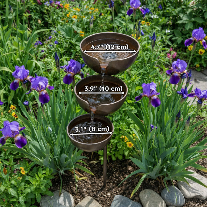 Rain Collector Bird Bath - Natural Water Source for Birds & Bees