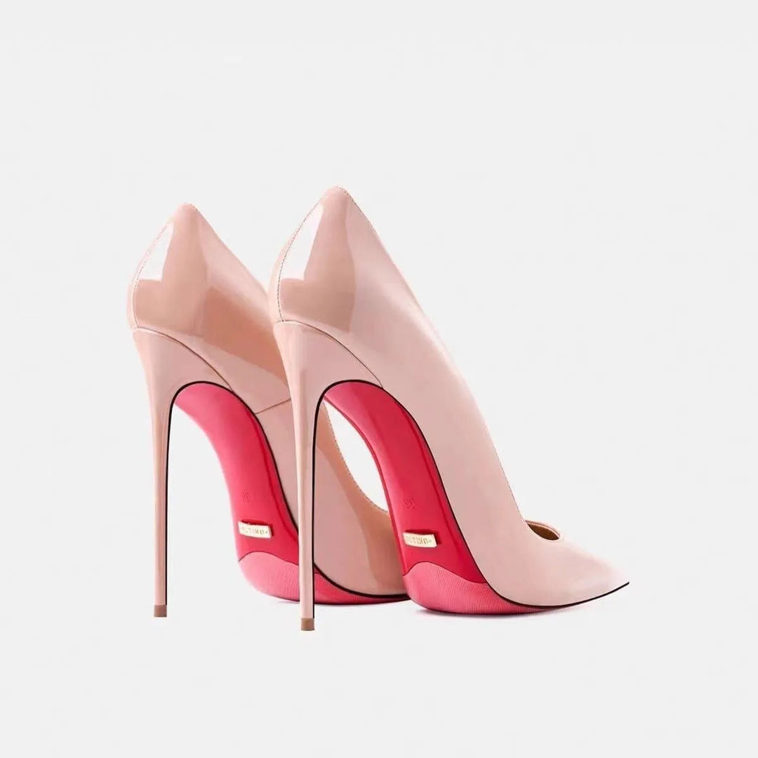 Women's Stiletto Heels – Pointed Toe & Patent Leather, Various Colors