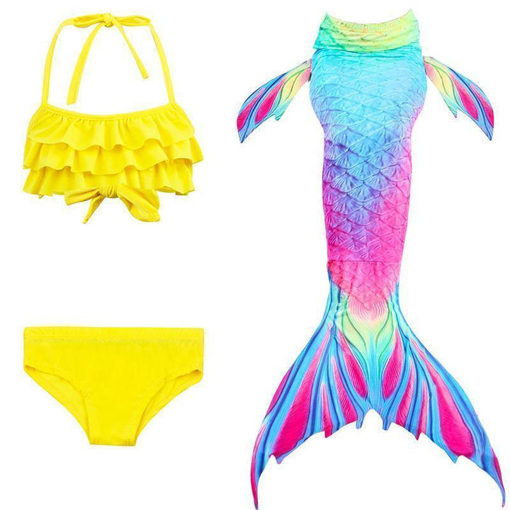Mermaid Swimsuit for Children - Princess Bikini Set