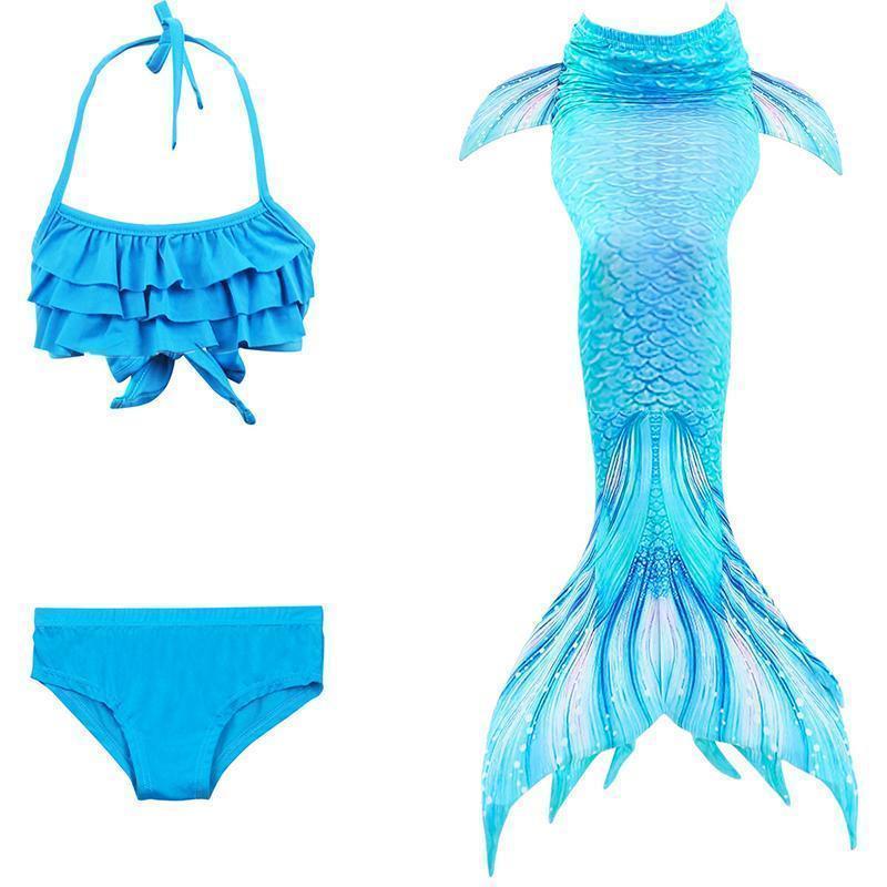 Mermaid Swimsuit for Children - Princess Bikini Set