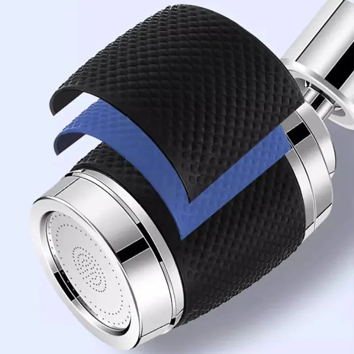 Faucet Aerator with 360° Rotation Three Spray Modes and Cleaning Screen Replacement for Kitchen Sink