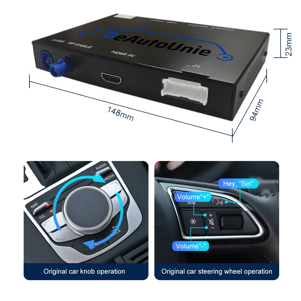 CarPlay & Android Auto | Audi Module 2013 to 2018 | Wireless