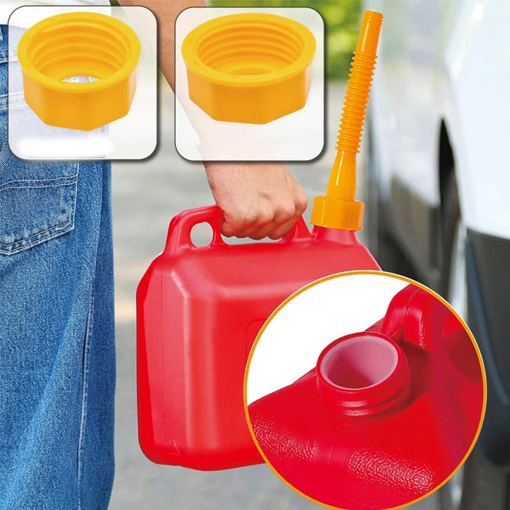 Gas Can Spout and Nozzle Replacement Kit with Flexible Design and Leak-Proof Gaskets