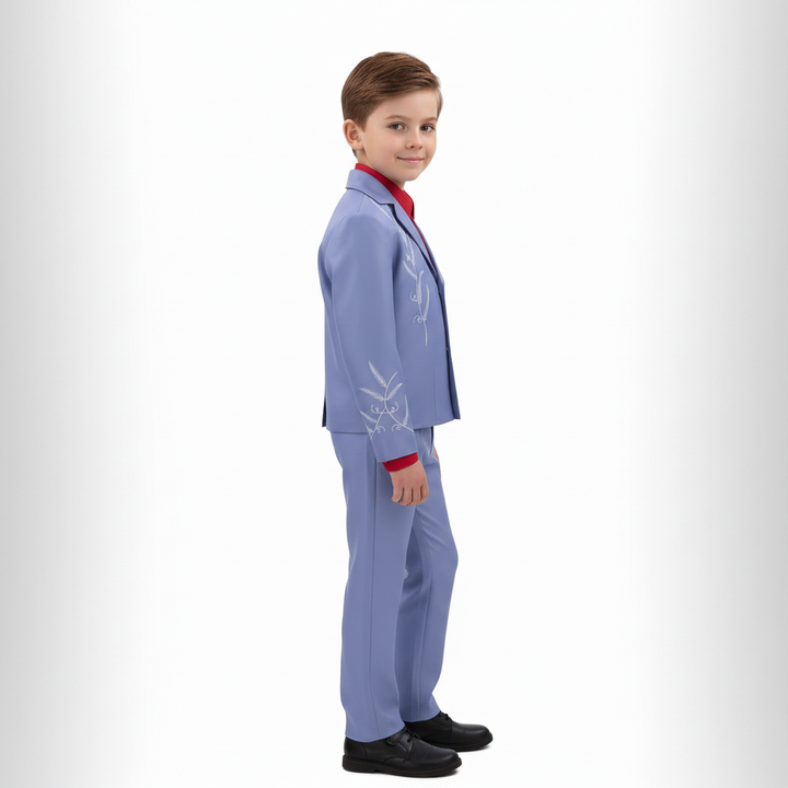 Girls' Halloween Anime Cosplay Costume Dress and Suit Set with Red Bow Tie and Collar for Party