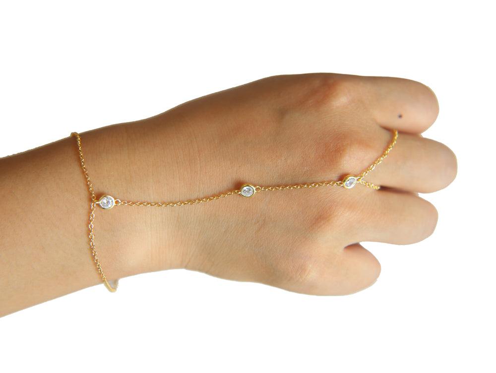 Chain Bracelet | Bracelets with Crystal Ring