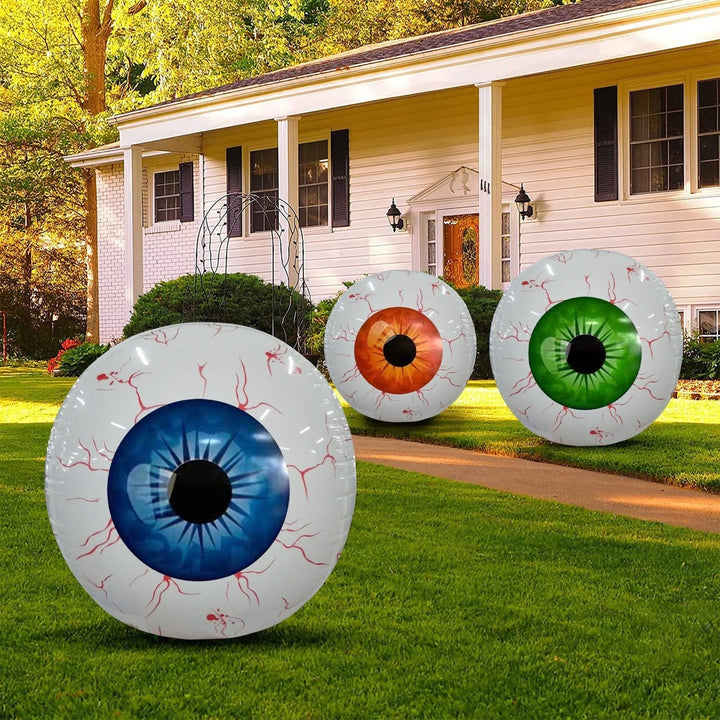 Halloween Balloon Decoration Eyeball with Bloodshot Design for Party and Haunted House Decor
