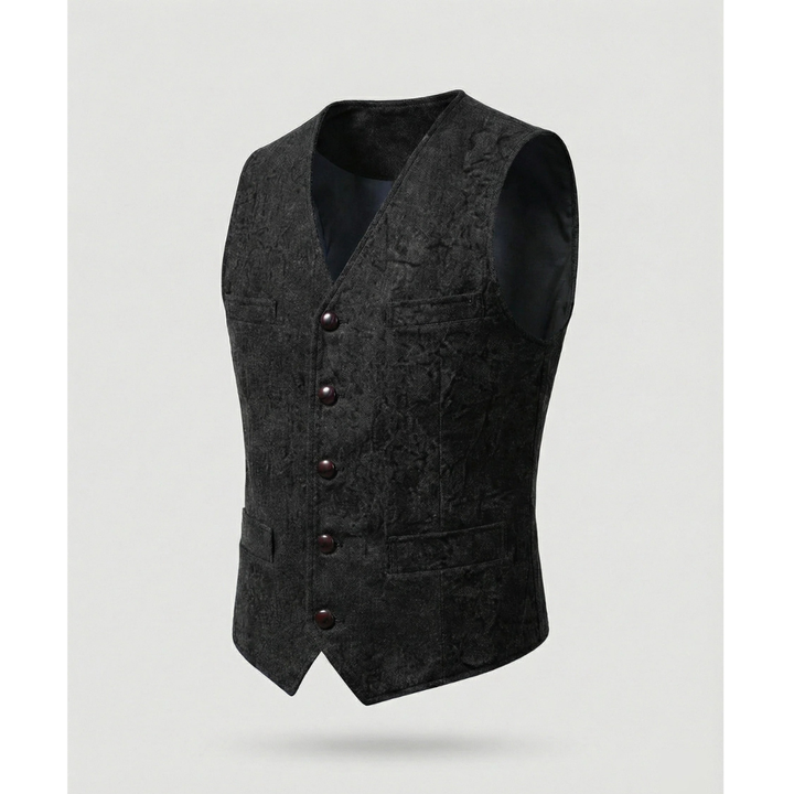 Elegant traditional men's waistcoat with buttons