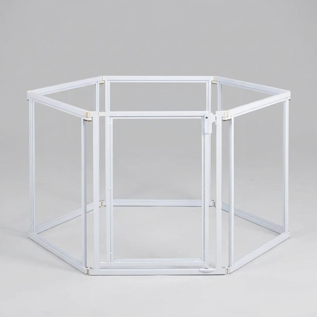 Clear Acrylic Dog Playpen