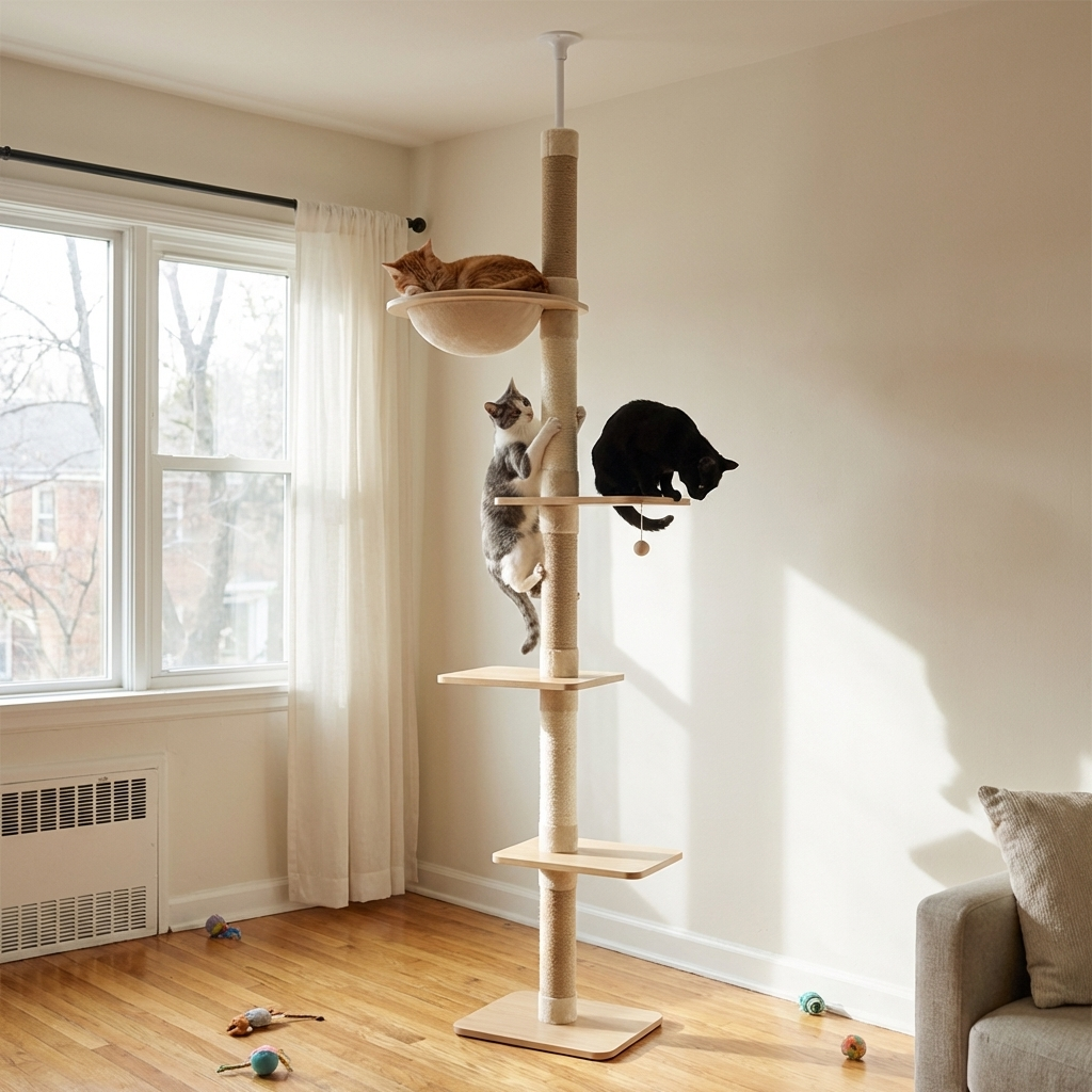 Floor-to-Ceiling Cat Tree