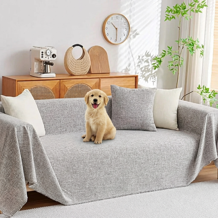 Cotton Linen Couch Cover