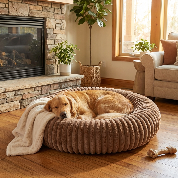 Soft & Stylish Dog Bed – Cozy Comfortable Pet Bed for Dogs