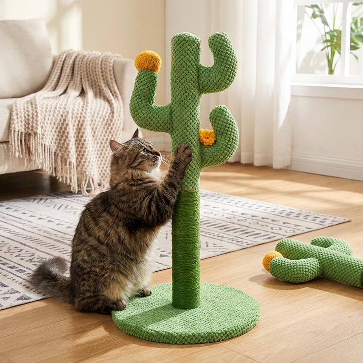 Cactus Scratching Post – Sisal Design