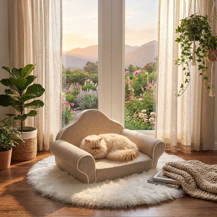 Comfortable Indoor Sofa Bed for Cats