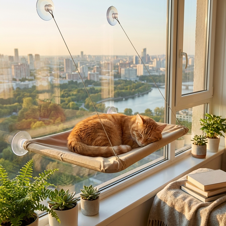 Hanging Window Cat Hammock