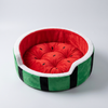Watermelon-Shaped Cat Bed