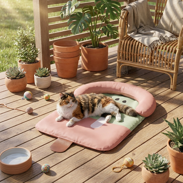 Ice-Lolly Style Cat Cooling Mat