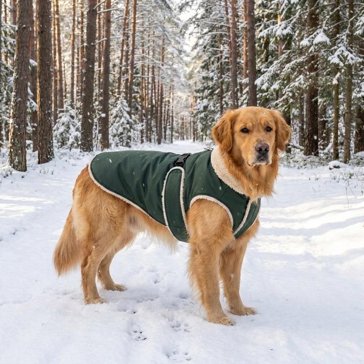 SwiftWarm Fleece Dog Jacket – Tailored Comfort for Whippets & Greyhounds