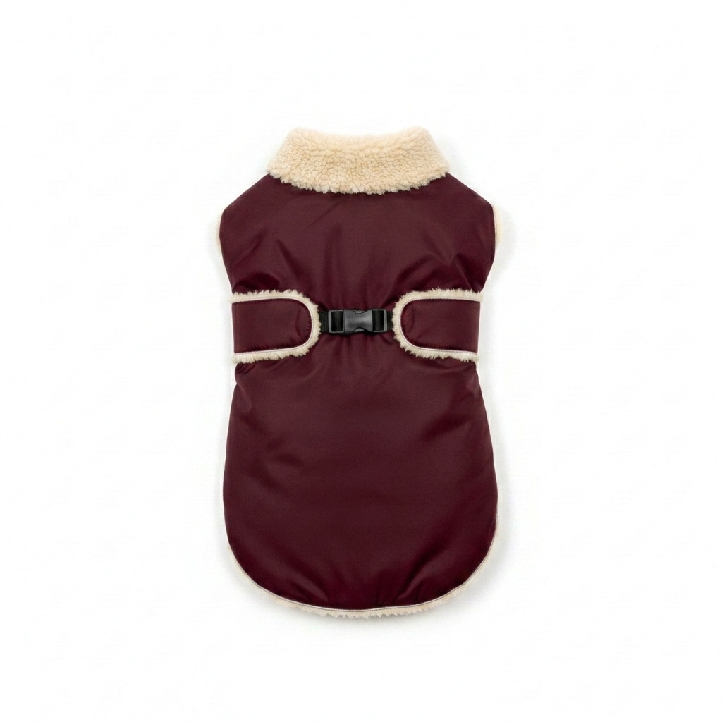 SwiftWarm Fleece Dog Jacket – Tailored Comfort for Whippets & Greyhounds
