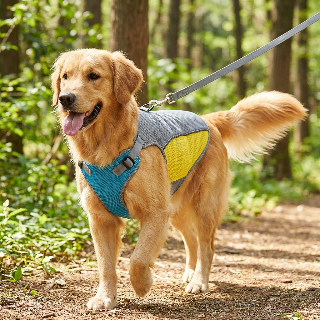Cooling Comfort Dog Vest – Lightweight Relief for Hot Days