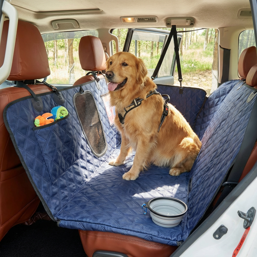 Pet Travel Waterproof Dirt-Resistant Scratch-Proof Dog Car Seat Cover