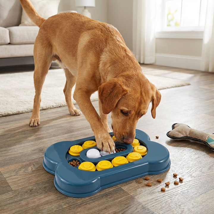Sliding Foraging Tray Interactive Dog Puzzle Toy