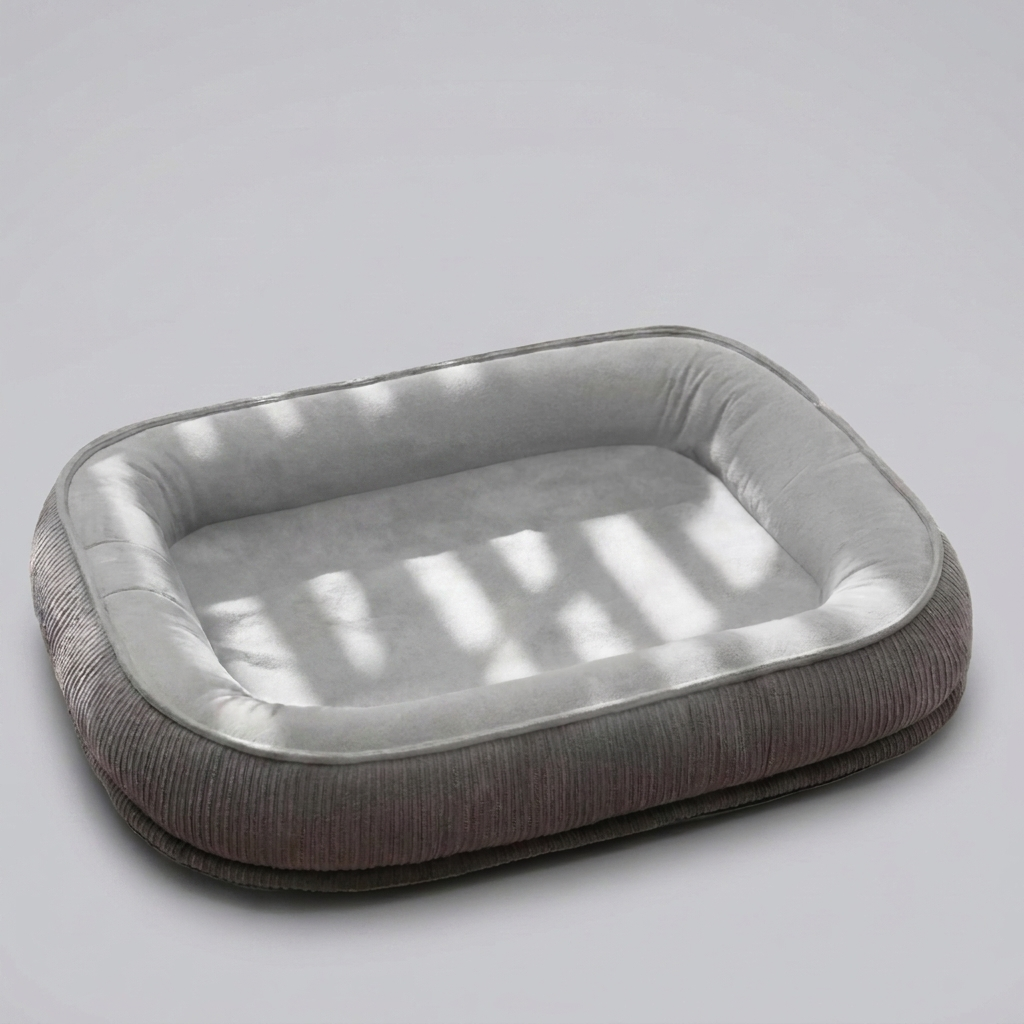 Durable Scratch-Resistant Suede Surface Dog Bed