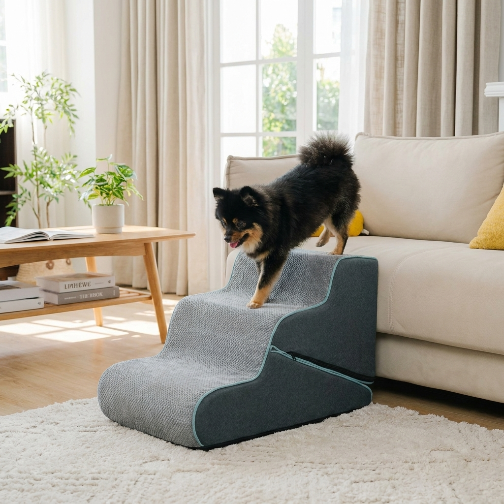Multifunctional 2-in-1 Foldable Dog Steps & Ramp